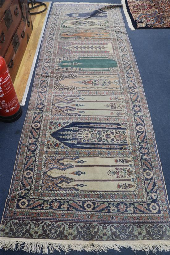 An Anatolian runner, 10ft x 3ft 2in.